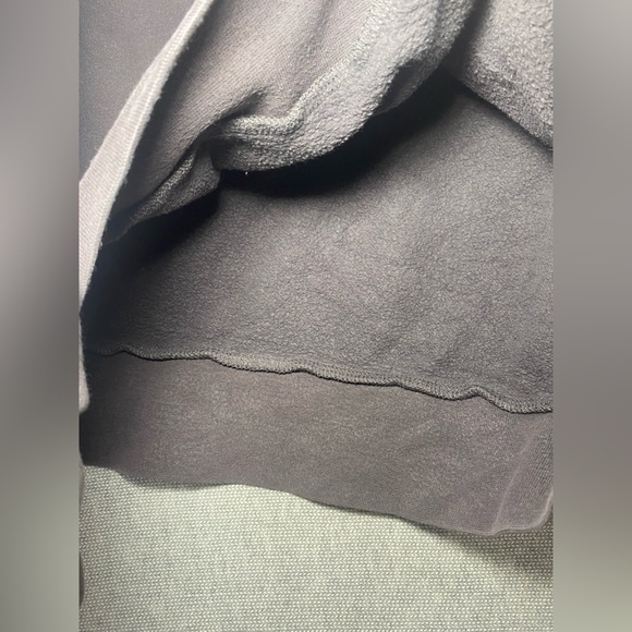 The North Face Hoodie Sweatshirt Women’s Large Fleece Pocket Washed Gray Pink - Picture 3 of 9